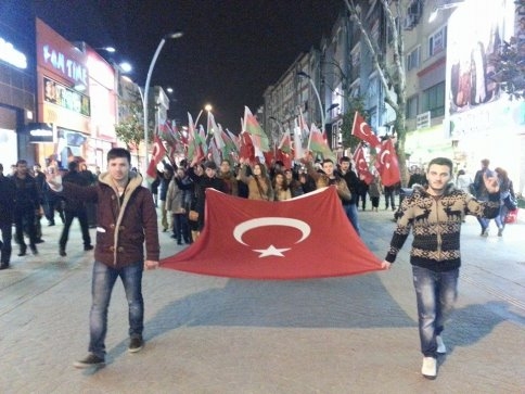 Akyazı Ülkü Ocağı Hocalı Katliamı Basın Açıklaması