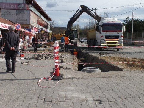 Kanalizasyon Çalışmaları Başladı