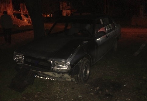 Önündeki Otomobile Çarptı