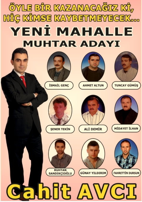 Yeni Mahe Muhtar Adayı Cahit Avcı