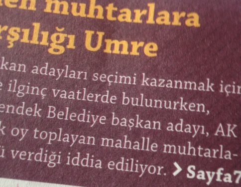 Akyazı 'da Dağıtılan Gazeteye tepki