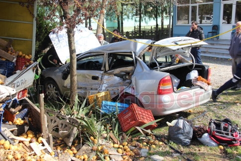 Kızılcıkormanköy’de Kaza 1 Ölü 4 Yaralı