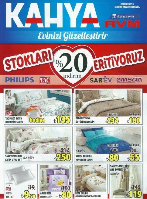 Kahya AVM'de %20 - %30 İndirim fırsatı