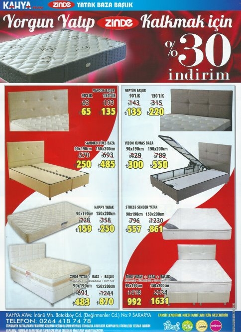 Kahya AVM'de %20 - %30 İndirim fırsatı