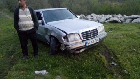 İki Otomobil Çarpıştı 1 Yaralı