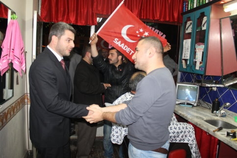 Saadet Partisi’ne Sevgi Seli