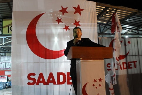 Saadet Partisi’ne Sevgi Seli