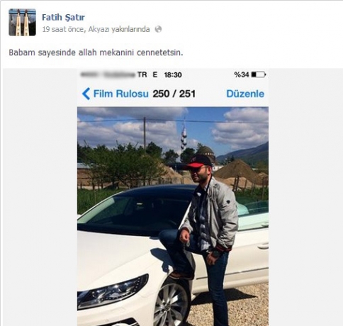 Sosyal medyadaki son paylaşımı oldu.