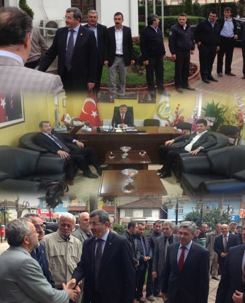 AK Parti Genel Merkez Koordinatörü Recep Yıldırım, Sakarya'da belediyeleri ziyaret etti