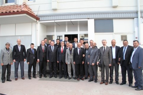 Ak Parti İl Başkanı Recep Uncuoğlu ve Ekibinden Başkan Hasan Akcan’a Ziyaret