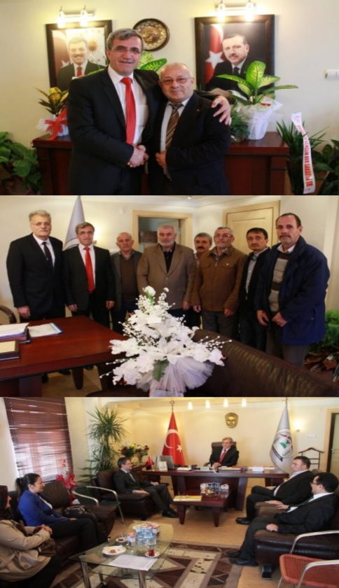 Başkan Hasan Akcan’a Ziyaretler Tüm Hızıyla Devam Ediyor