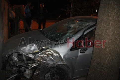 Yeni Evli Çift Baba Ocağında Kaza Yaptı