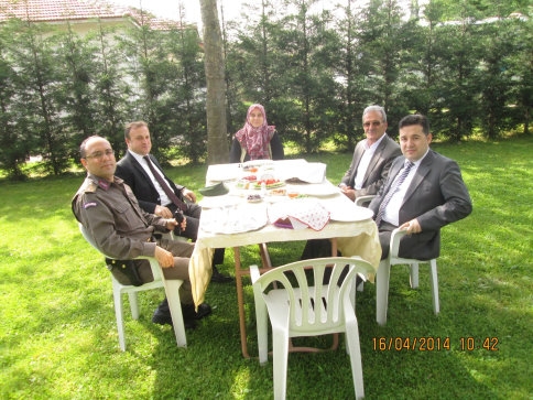 Kaymakam Şehit Ailelerini Ziyaret Etti