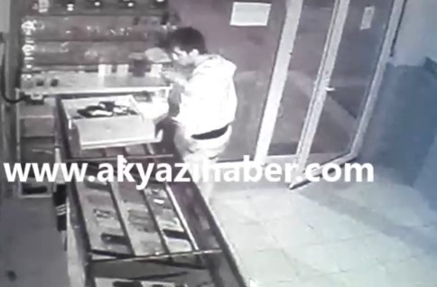 Hırsızlar İşyerini Böyle Soydu