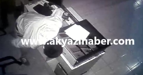 Hırsızlar İşyerini Böyle Soydu