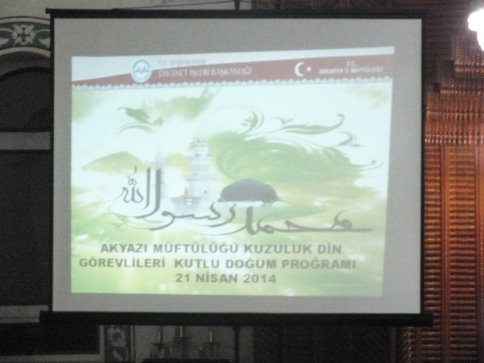 Akyazı ilçesi Kuzuluk Mahesinden Kutlu Doğum Programı