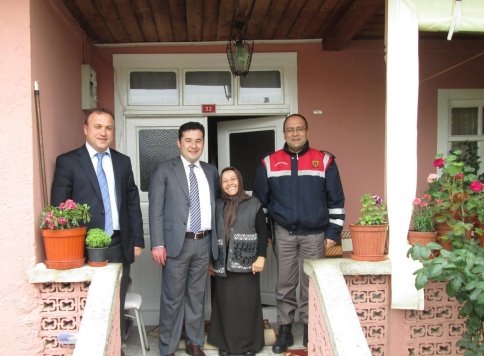 Kaymakam Bı 'dan Şehit Ailesine Ziyaret 