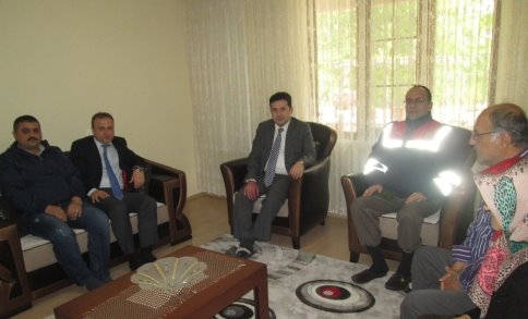 Kaymakam Bı 'dan Şehit Ailesine Ziyaret 