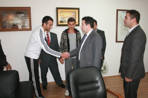 Atletizm 7.Bölge Birincisi Sercan Acar’dan Ziyaretler