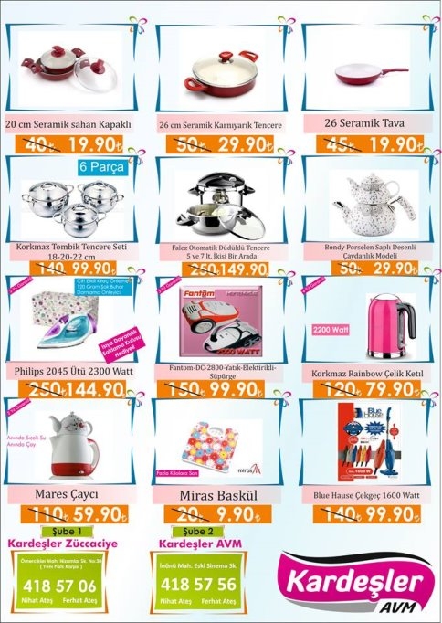 Kardeşler Avm’de Anneler Gününe Özel Fiyatlar 