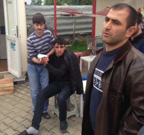 Sanayi Girişinde Kaza 2 Yaralı