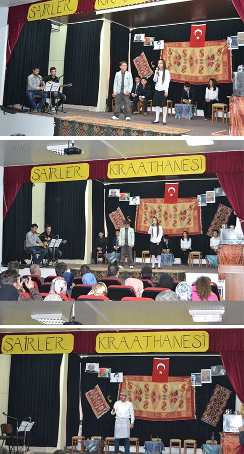 Cumhuriyet Ortaokulu'ndan Şiir Gecesi