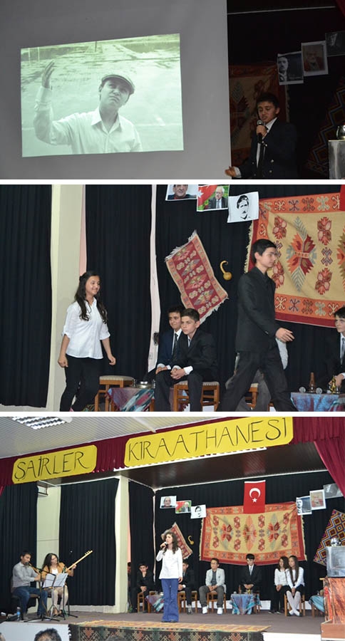 Cumhuriyet Ortaokulu'ndan Şiir Gecesi