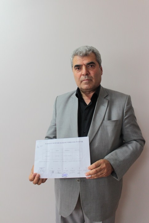 Yeni Muhtar Başkaya Mazbatasını Aldı