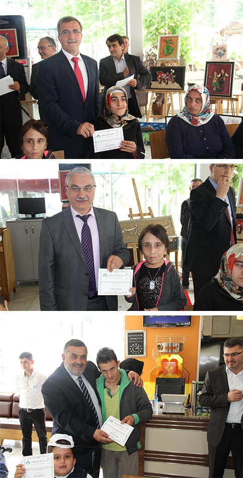 Sosyal Gelişim Merkezi Öğrencilerinden Sergi