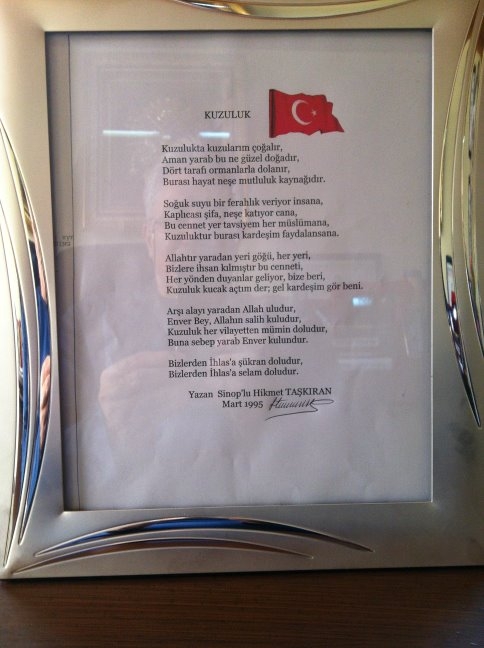 Kuzuluk ve Armutlu Kaplıcaları Sevgisini Şiire Döktü...