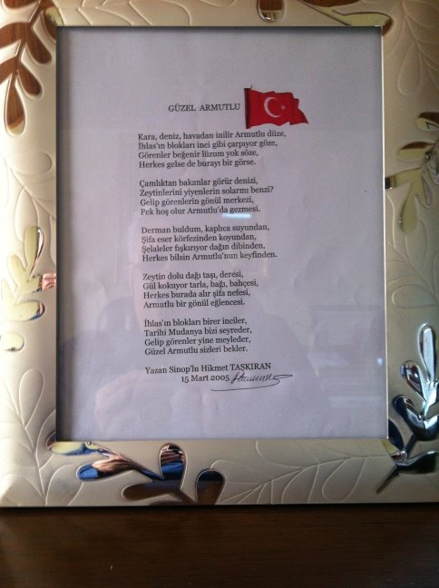 Kuzuluk ve Armutlu Kaplıcaları Sevgisini Şiire Döktü...