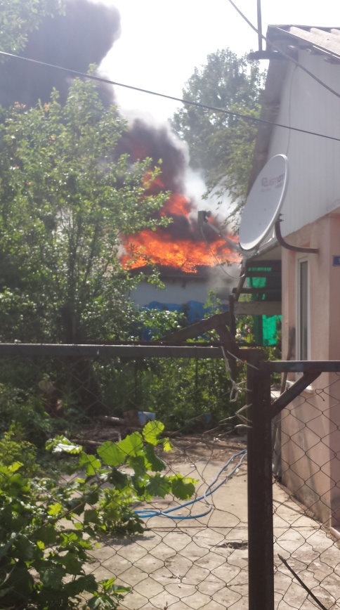 Hastane Mahesi'nde Yangın