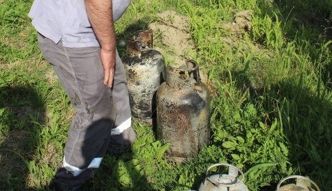 Hastane Mahesi'nde Yangın