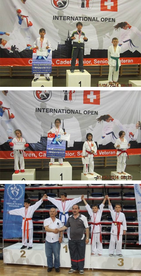 İsviçre’den 8 Madalya 