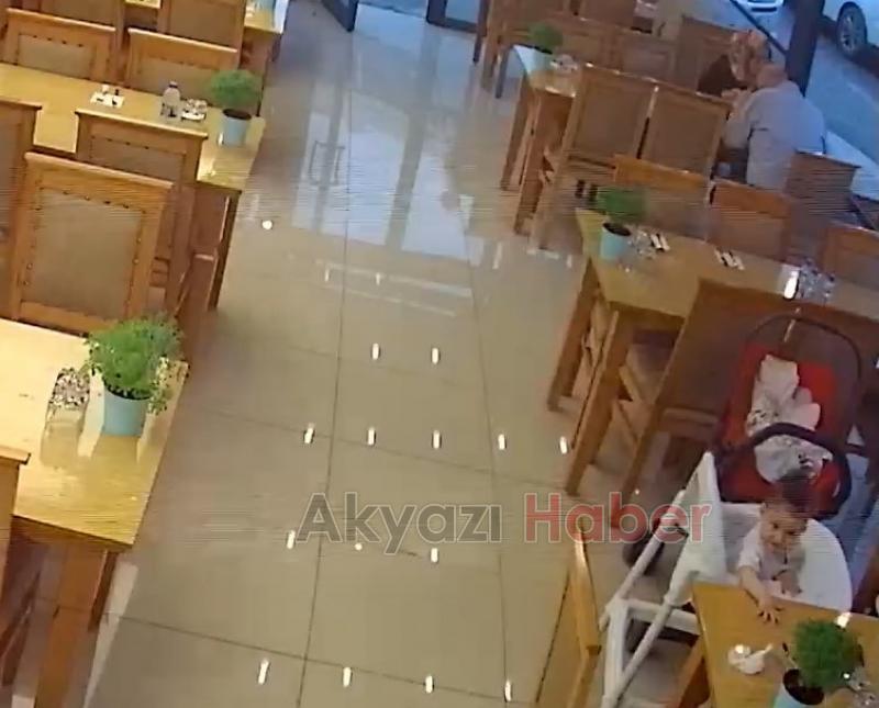 Restorana Aracın girme Anı VİDEO