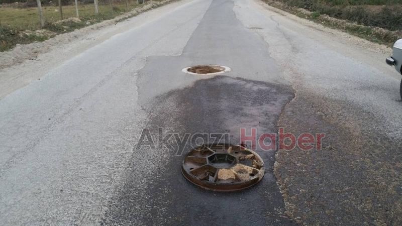 Rögar Kapağı Tır’ın Yakıt Deposunu Deldi