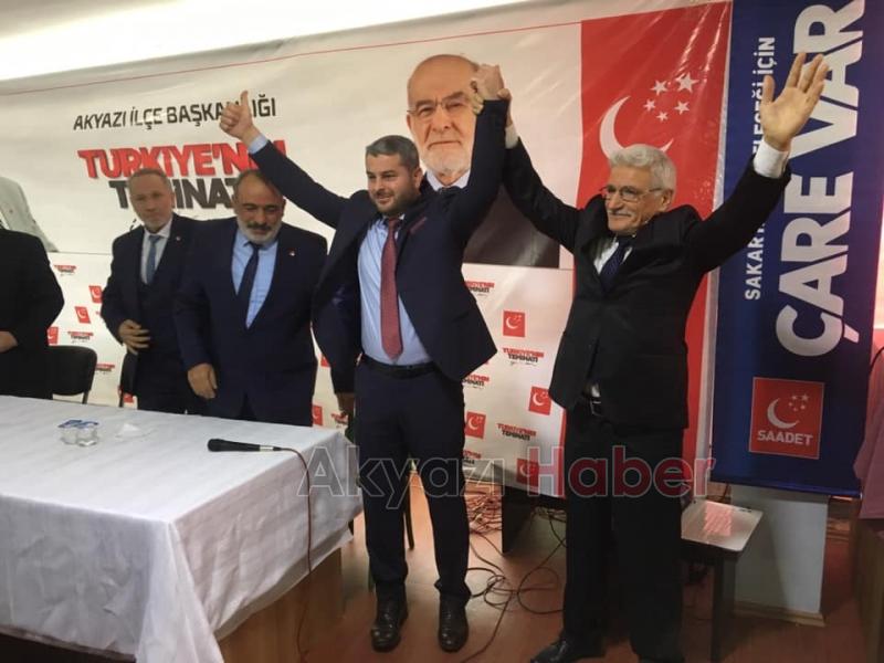 Saadet Partisi Akyazı Belediye Başkan adayını açıkladı