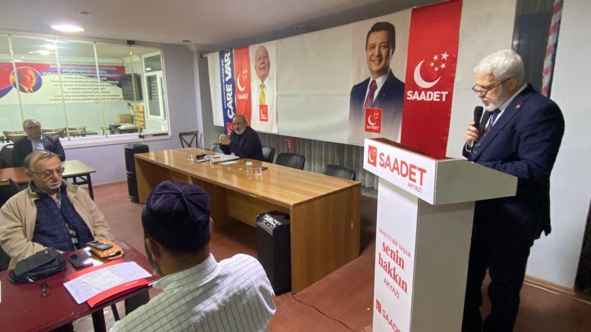 Saadet Partisi Akyazı İlçe Başkanı Zekeriya Alan'dan sert mesajlar