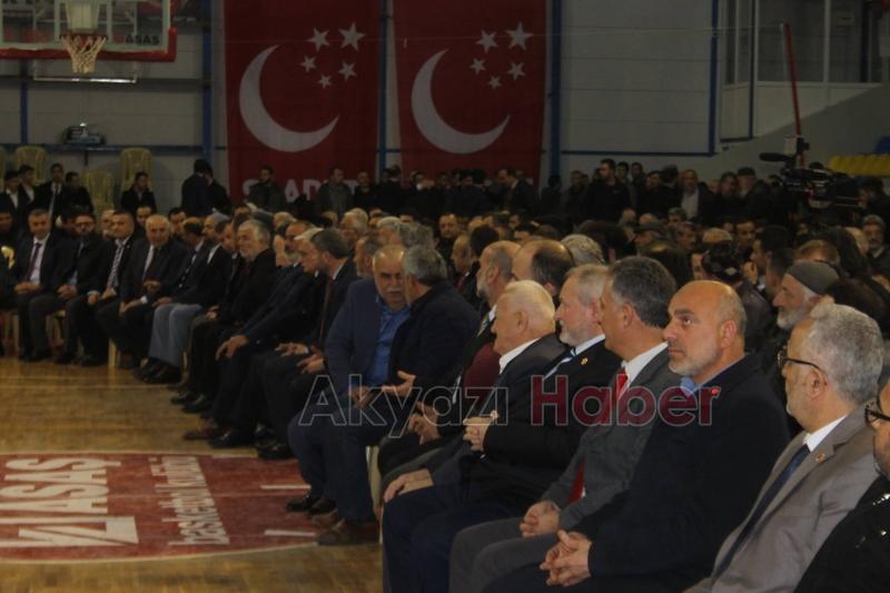 Saadet Partisi Akyazı İlçe Teşkilatı Aday Tanıtımını gerçekleştirdi