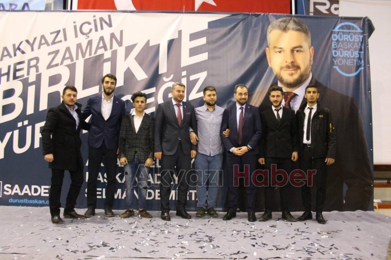 Saadet Partisi Akyazı İlçe Teşkilatı Aday Tanıtımını gerçekleştirdi