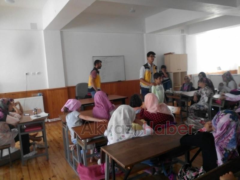 SABAH DERNEĞİ’NDEN KURAN KURSU ÖĞRENCİLERİNE EĞİTİM