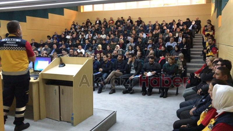 SABAH Ekibi SAÜ'de Eğitim Verdi