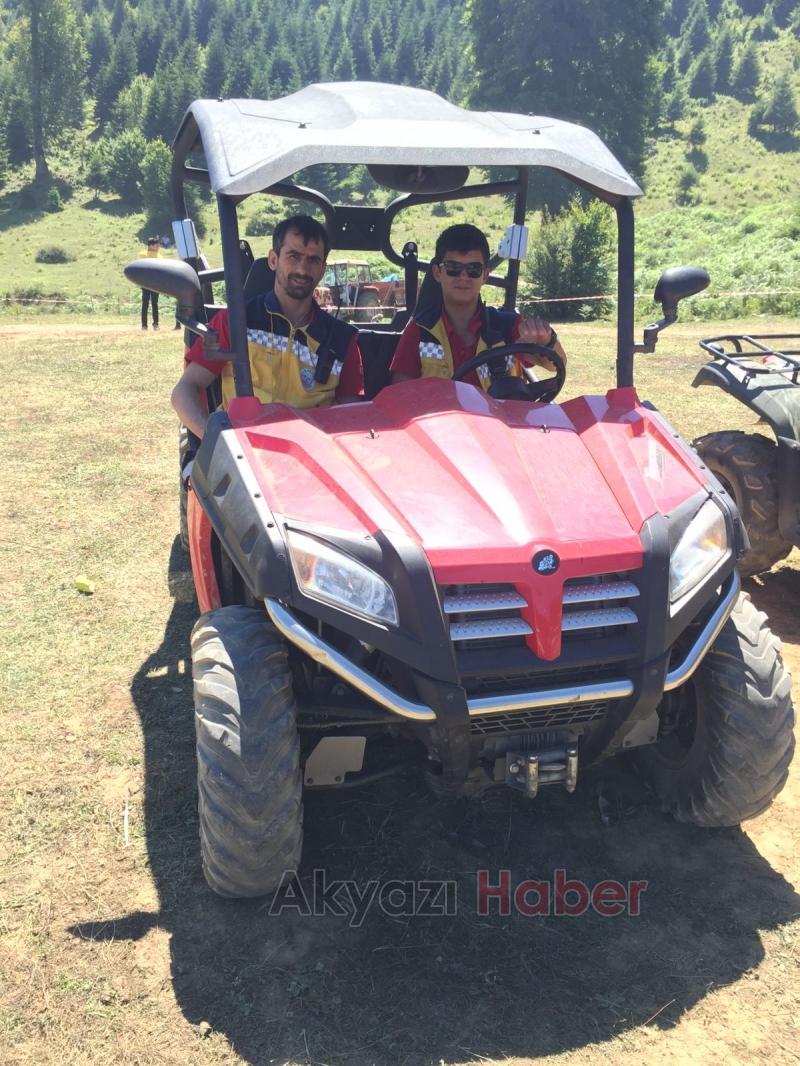 SABAH ŞENLİK BOYUNCA GÖNÜLLÜ OLARAK GÖREVDEYDİ