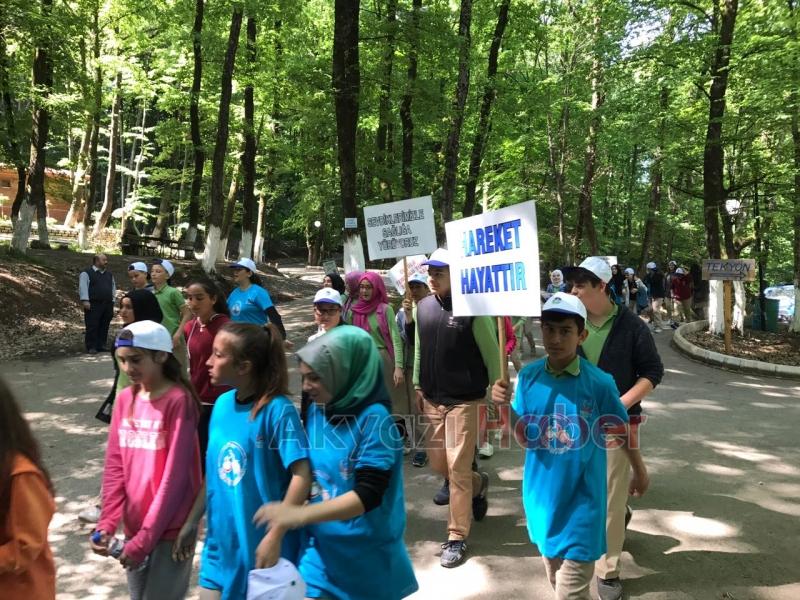  Sağlık İçin Hareket Et Yürüyüşüne Yoğun İlgi