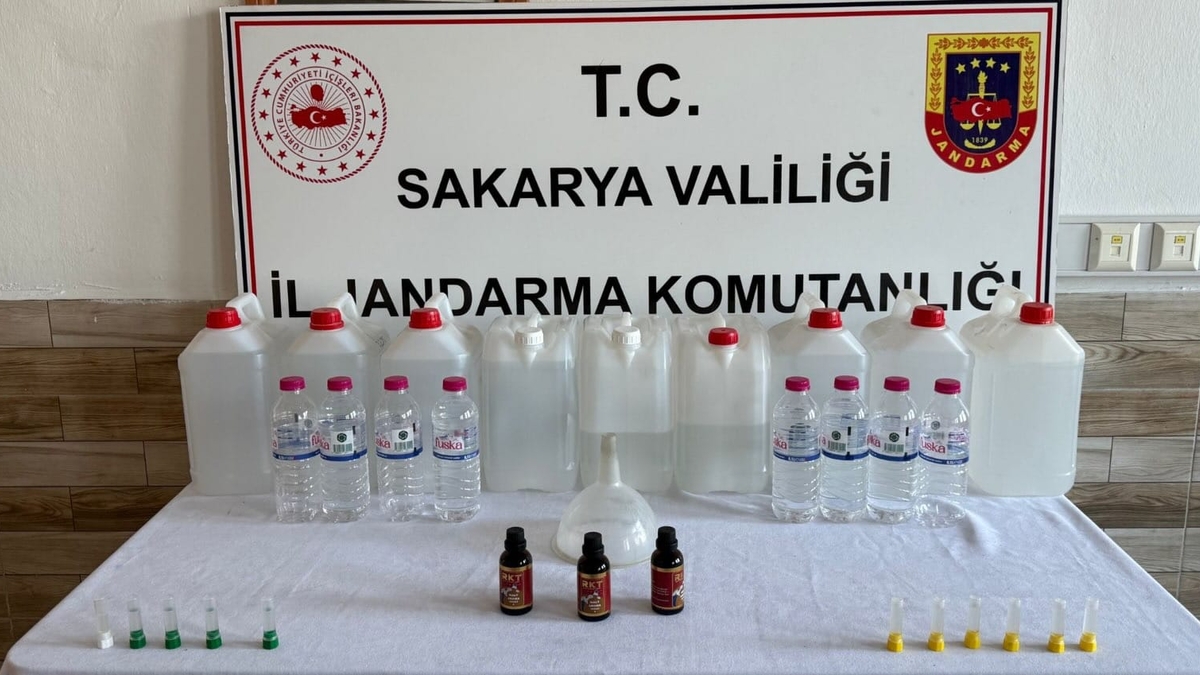 Sahte içki ve uyuşturucu operasyonu