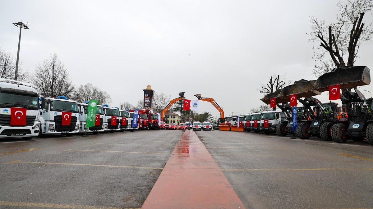 Sakarya Büyükşehir 59 yeni aracı envanterine kazandırdı