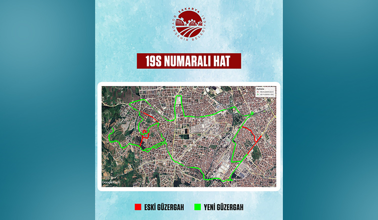 Sakarya'da 10 farklı hatta güzergâh değişikliğine gidildi,  2 yeni hat geldi