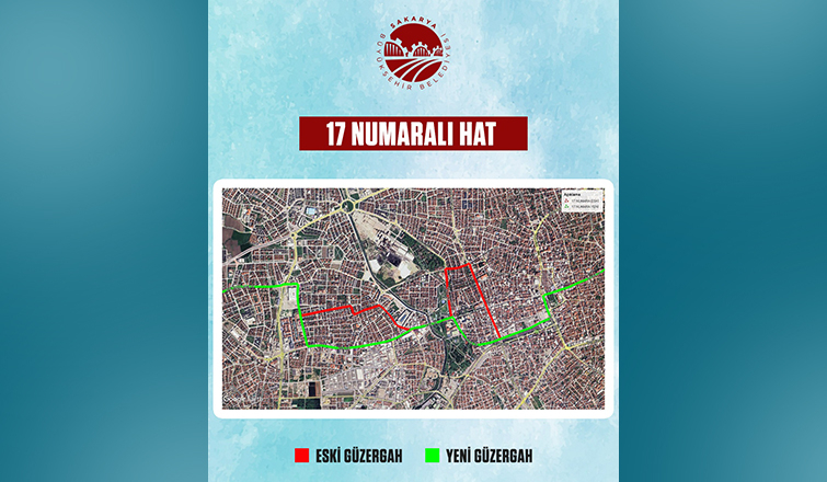 Sakarya'da 10 farklı hatta güzergâh değişikliğine gidildi,  2 yeni hat geldi