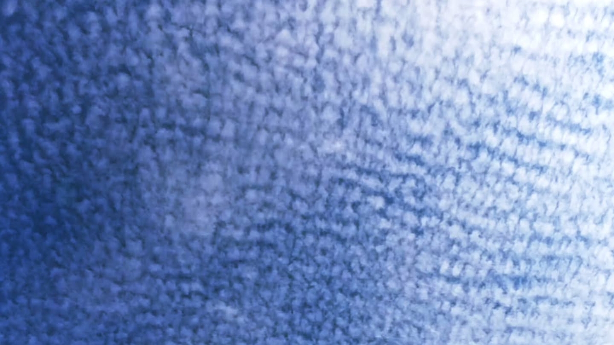 Sakarya'da Altokümülüs bulutları oluştu