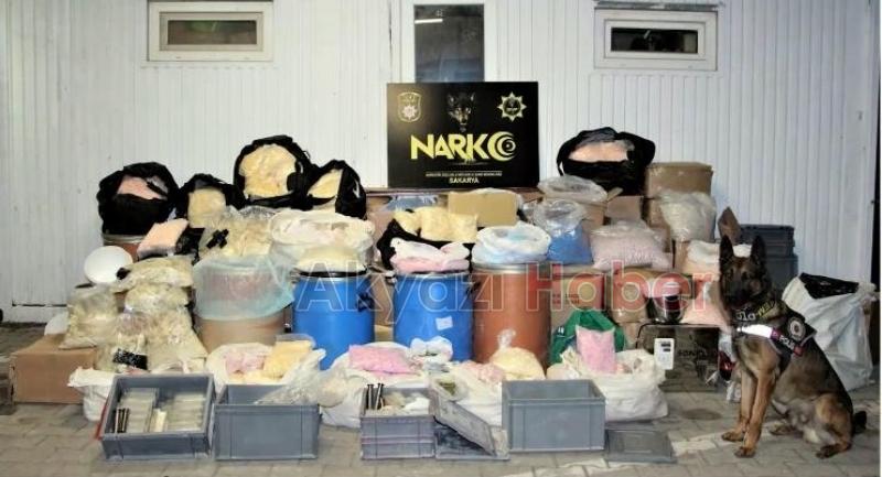 Sakarya'da dev uyuşturucu operasyonu